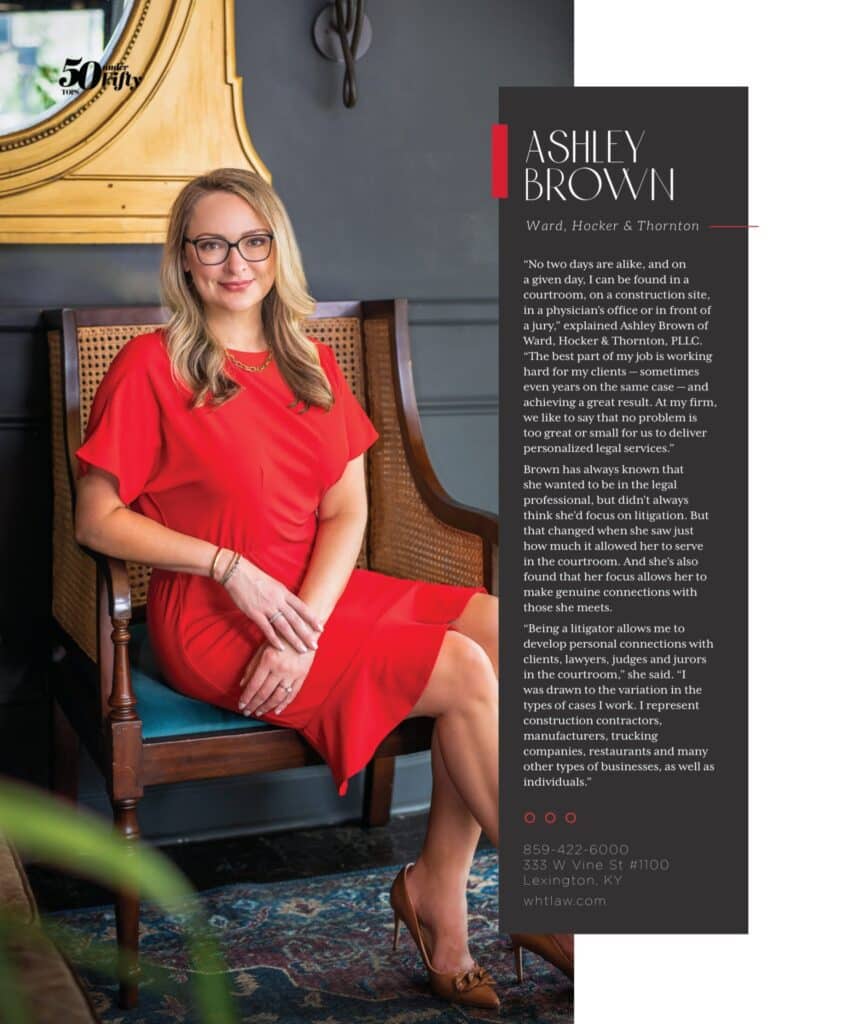 Ashley Brown spotlight in TOPS