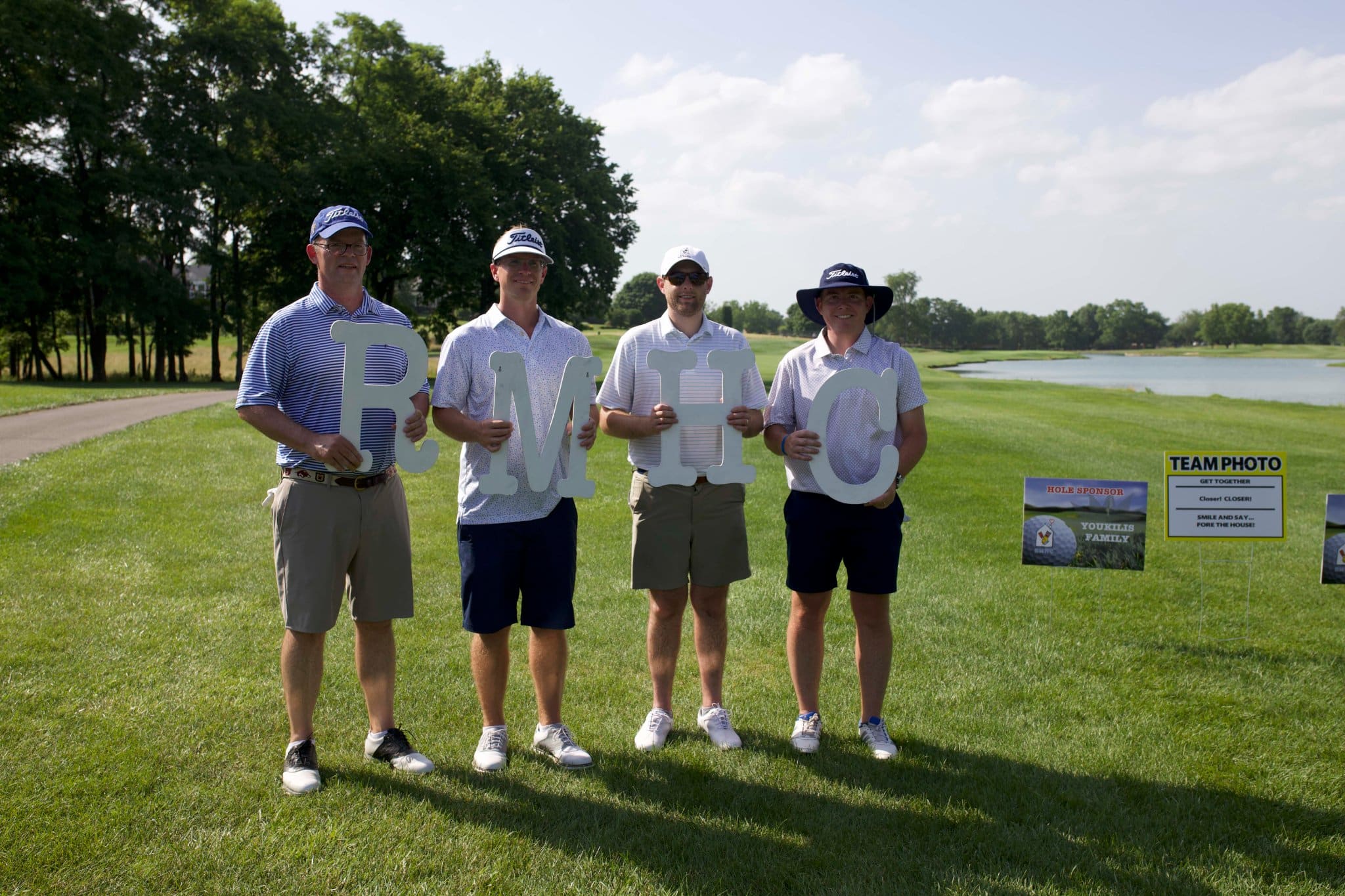 Ward, Hocker, & Thornton team at the Ronald McDonald House Swing Fore the House Golf Tournament